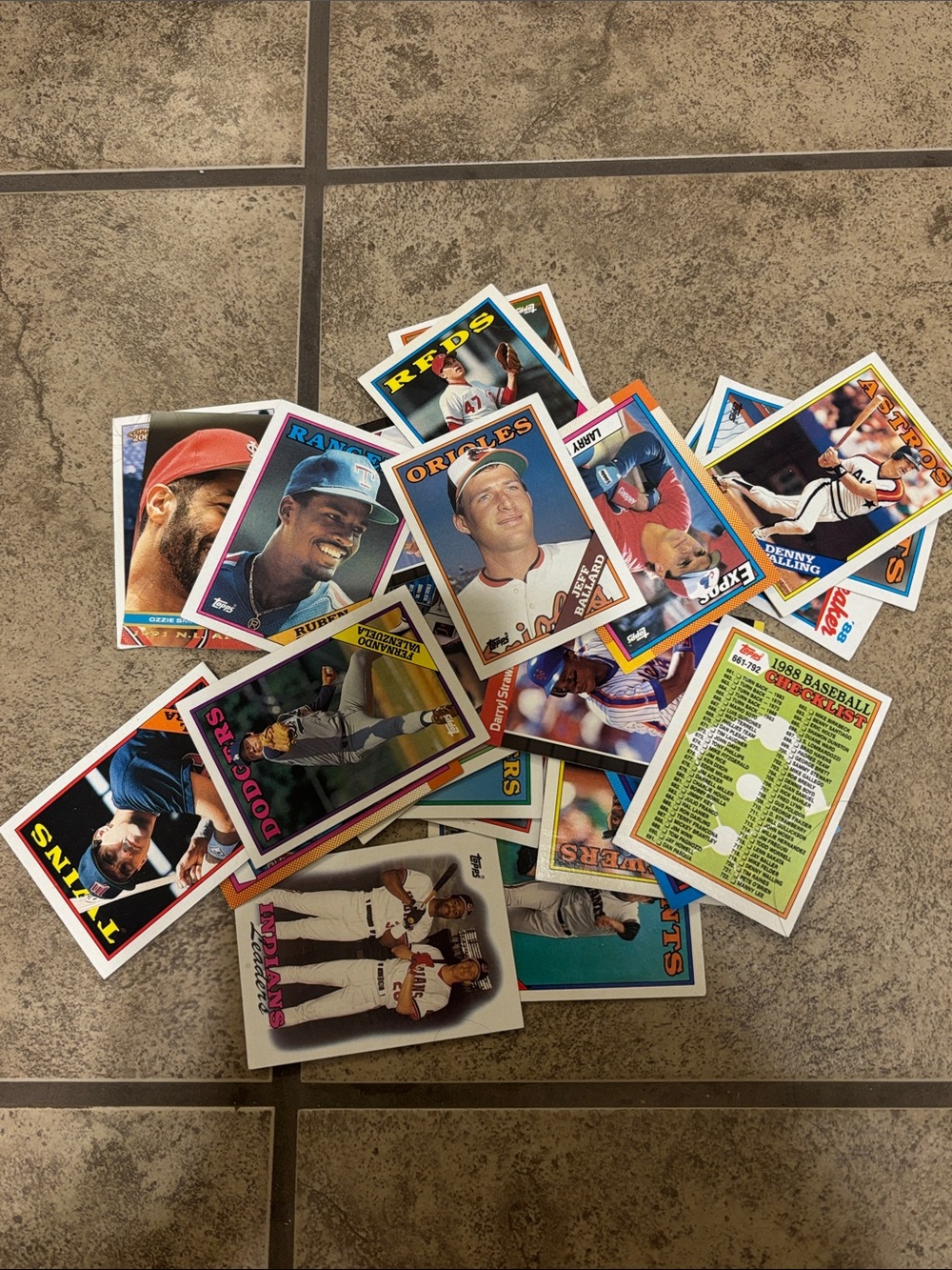 Around 23 Baseball Cards
